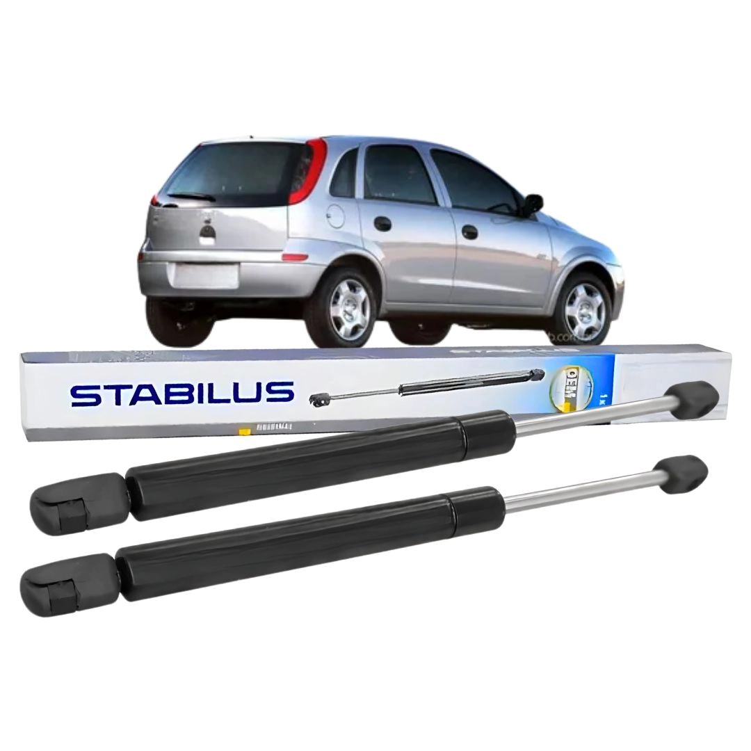 Par Amortecedor Gás Porta Malas Para Corsa Hatch 2004 a 2012