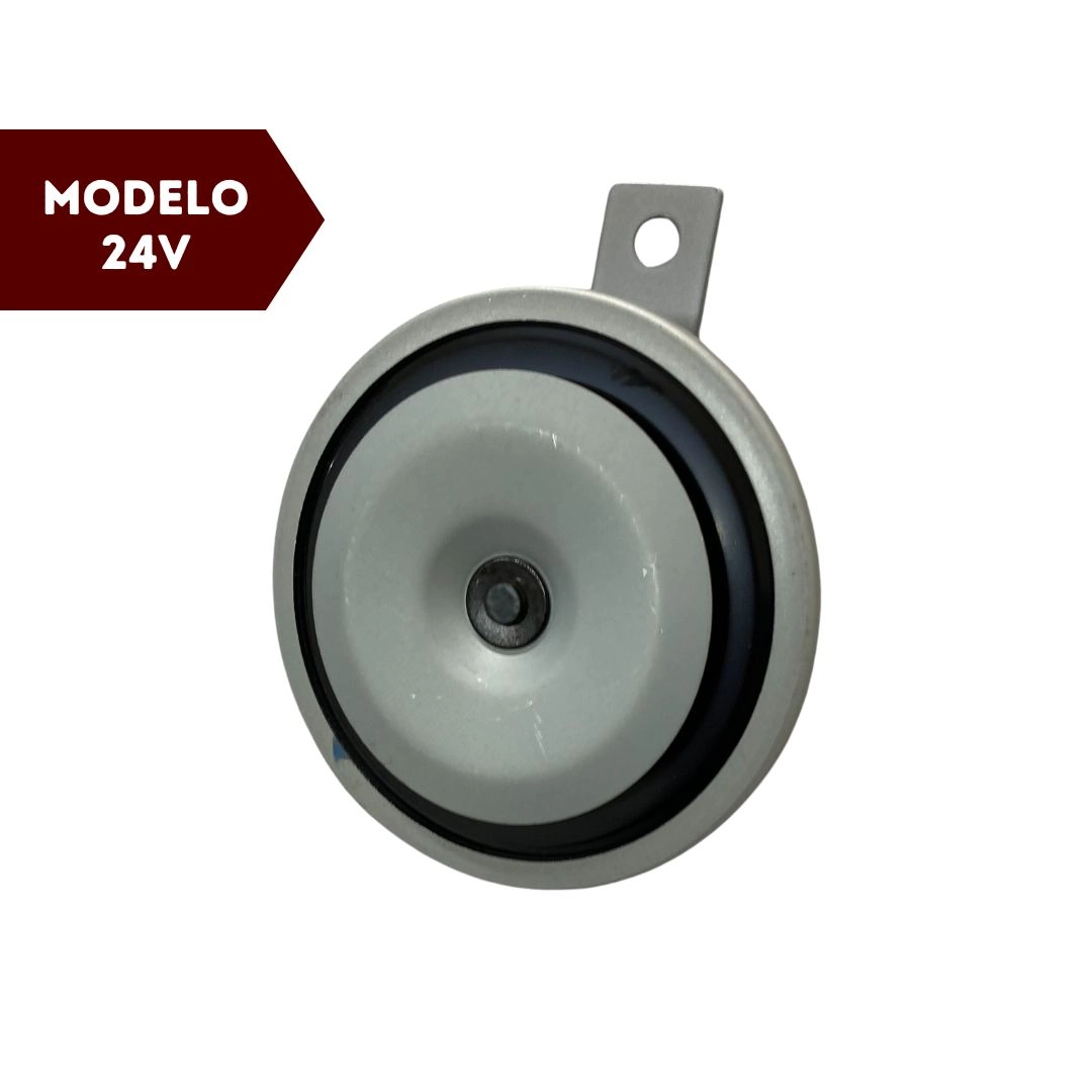 Buzina Bibi Bi-Bi Paquerinha Disco 24v Universal 97mm 2 Terminais 115dB Hella 3AL002768831