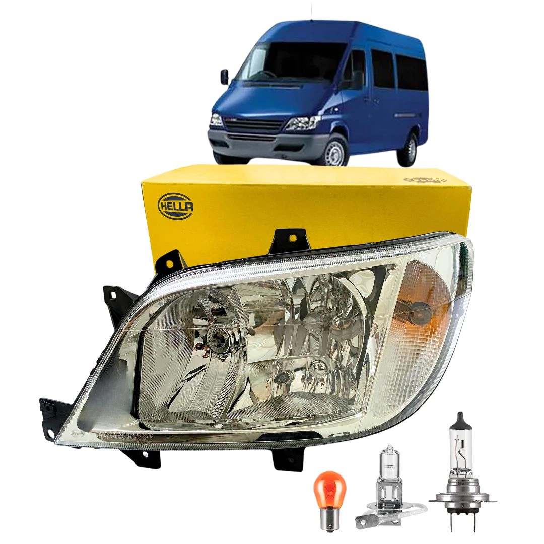 Farol Para Sprinter 308 310 311 312 313 CDI 2000 a 2006 LE