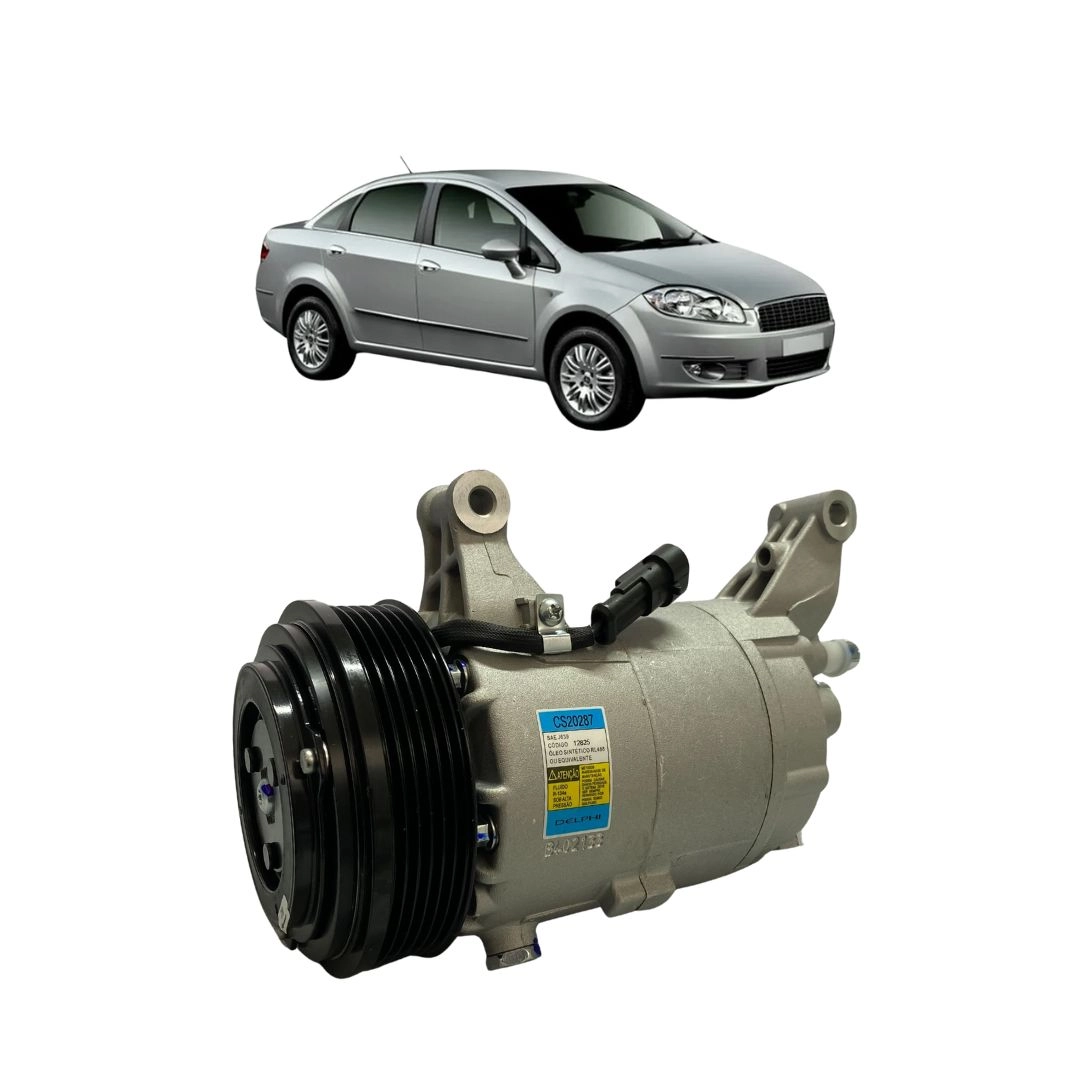 Compressor Ar Condicionado Para Fiat Linea 1.8 2011 a 2014