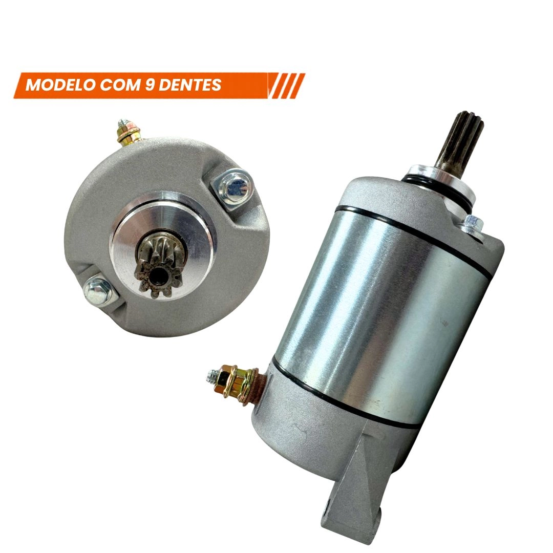 Motor de Arranque Partida 9 Dentes 12v Para Honda Cbx 200 Strada Nx 200 Xr 200 NRX Bros 125 Bros 150 CG 125 Magnetron Motor de Arranque Partida 9 Dentes 12v Para Honda Cbx 200 Strada Nx 200 Xr 200 NRX Bros 125 Bros 150 CG 125 Magnetron