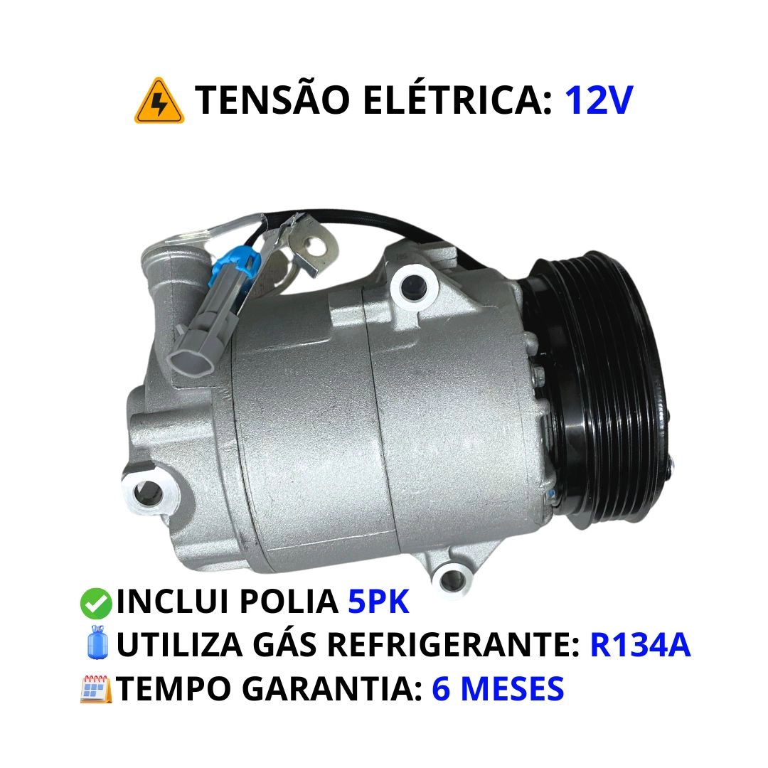 Compressor Ar Para Celta 1.0 2009 a 2016 Classic 1.0 2008 a 2014 Prisma 1.0 1.4 2009 a 2013 Delphi CS20068 Compressor Ar Para Celta 1.0 2009 a 2016 Classic 1.0 2008 a 2014 Prisma 1.0 1.4 2009 a 2013 Delphi CS20068