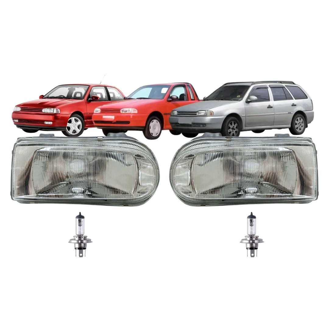 Par Farol Para Gol Saveiro Parati G2 Bola 1995 a 1999 Vidro