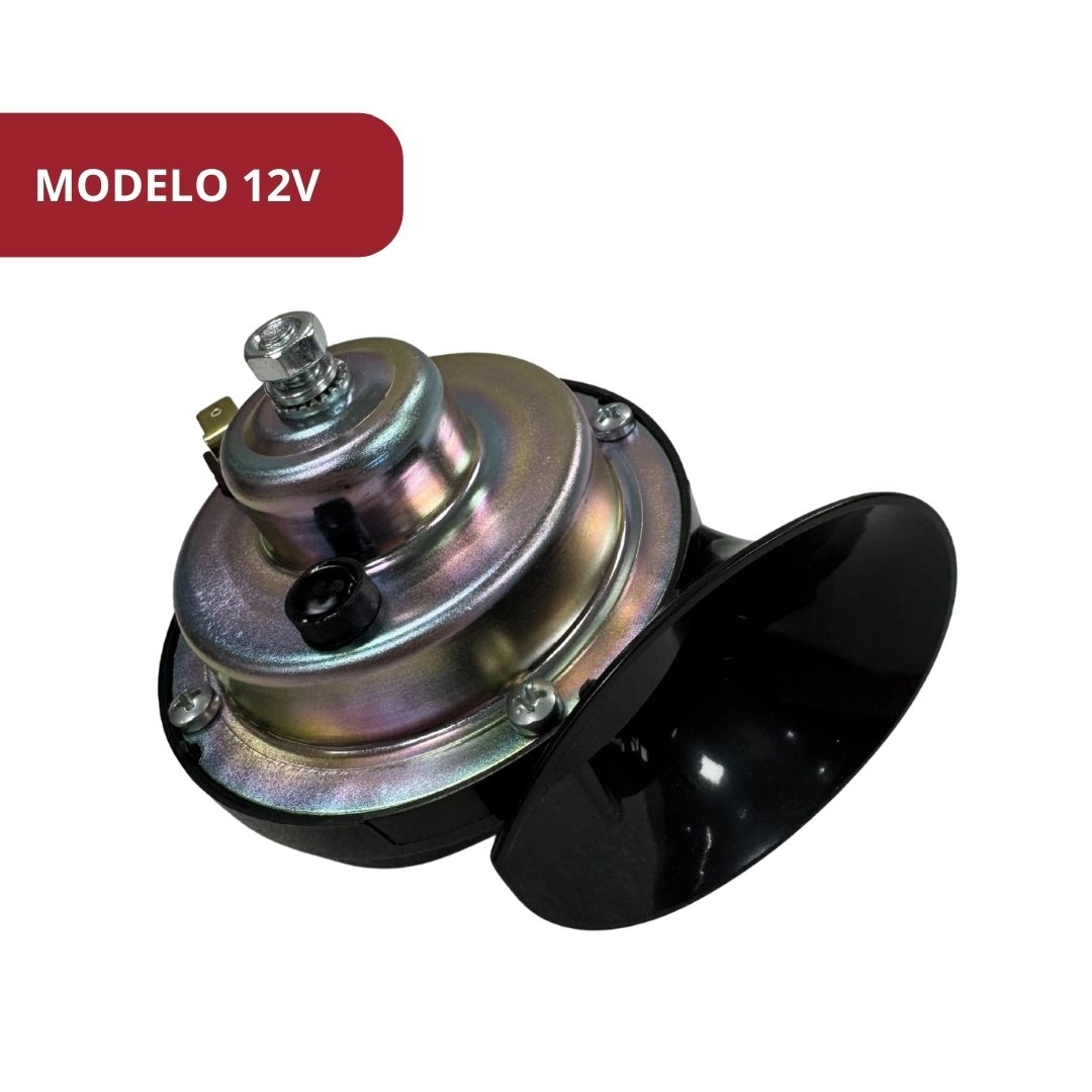 Buzina Tipo Caracol Universal Som Potente 1 Terminal 12 Volts Vetor VT211