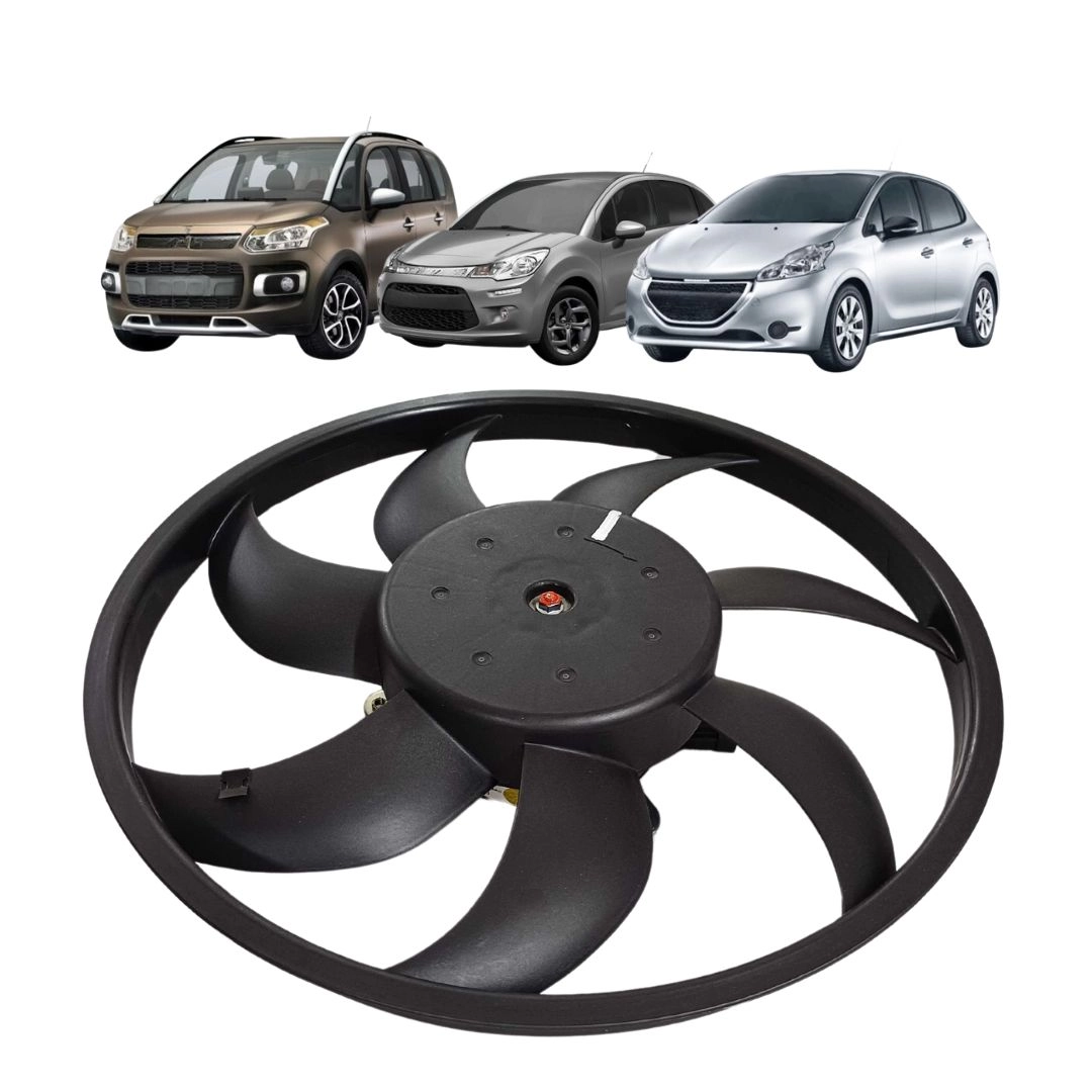 Ventoinha Radiador Para Aircross C3 208 1.5 1.6 2013 a 2017