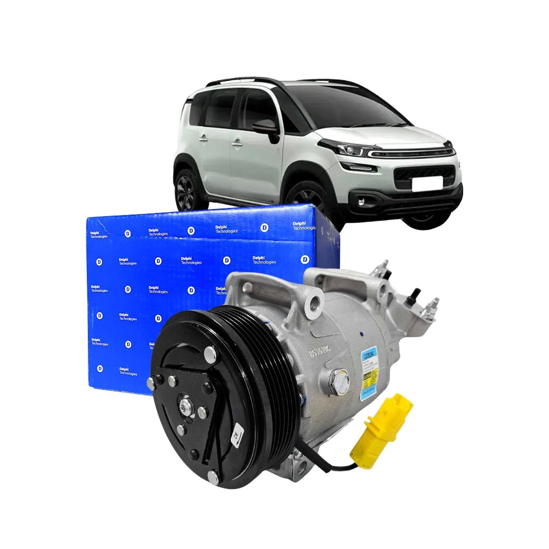Compressor Ar Para Citroen AirCross 1.4 1.6 2009 a 2012 Citroen C3 1.4 1.6 2009 a 2012 Peugeot 207 2009 a 2012 Original 