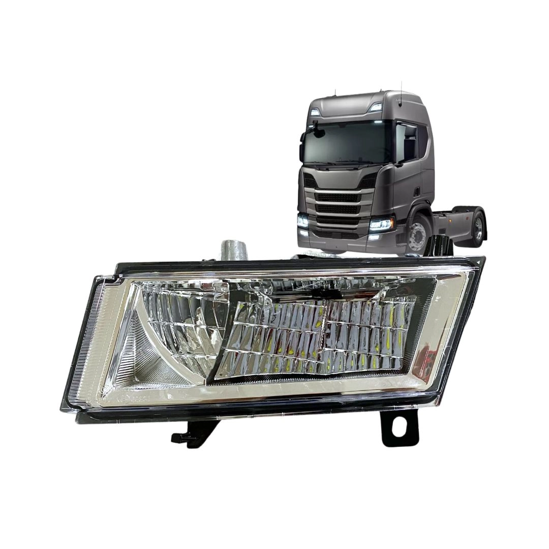 Farol Auxiliar Para Scania NTG S6 Serie 6 LED Lado Esquerdo
