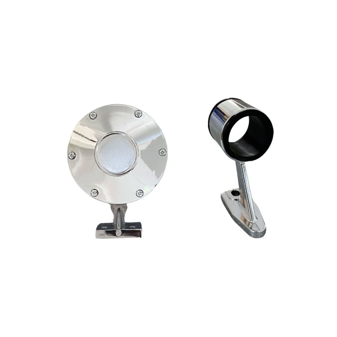 Kit Par Buzina Maritima 74cm Completo 24V Válvula + Conexões