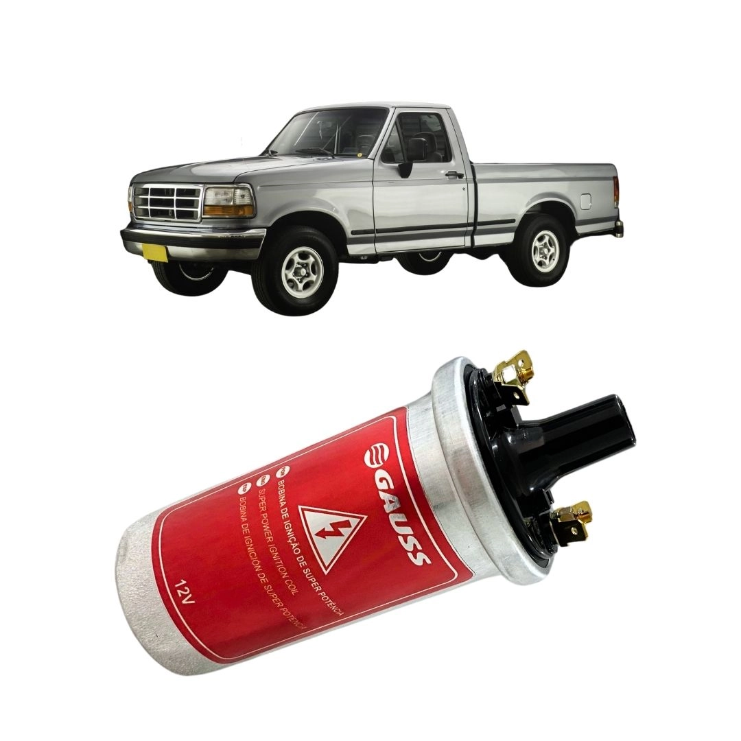Bobina Ignição 12v Para Ford F1000 1990 a 1998 542905115 Bobina Ignição 12v Para Ford F1000 1990 a 1998 542905115