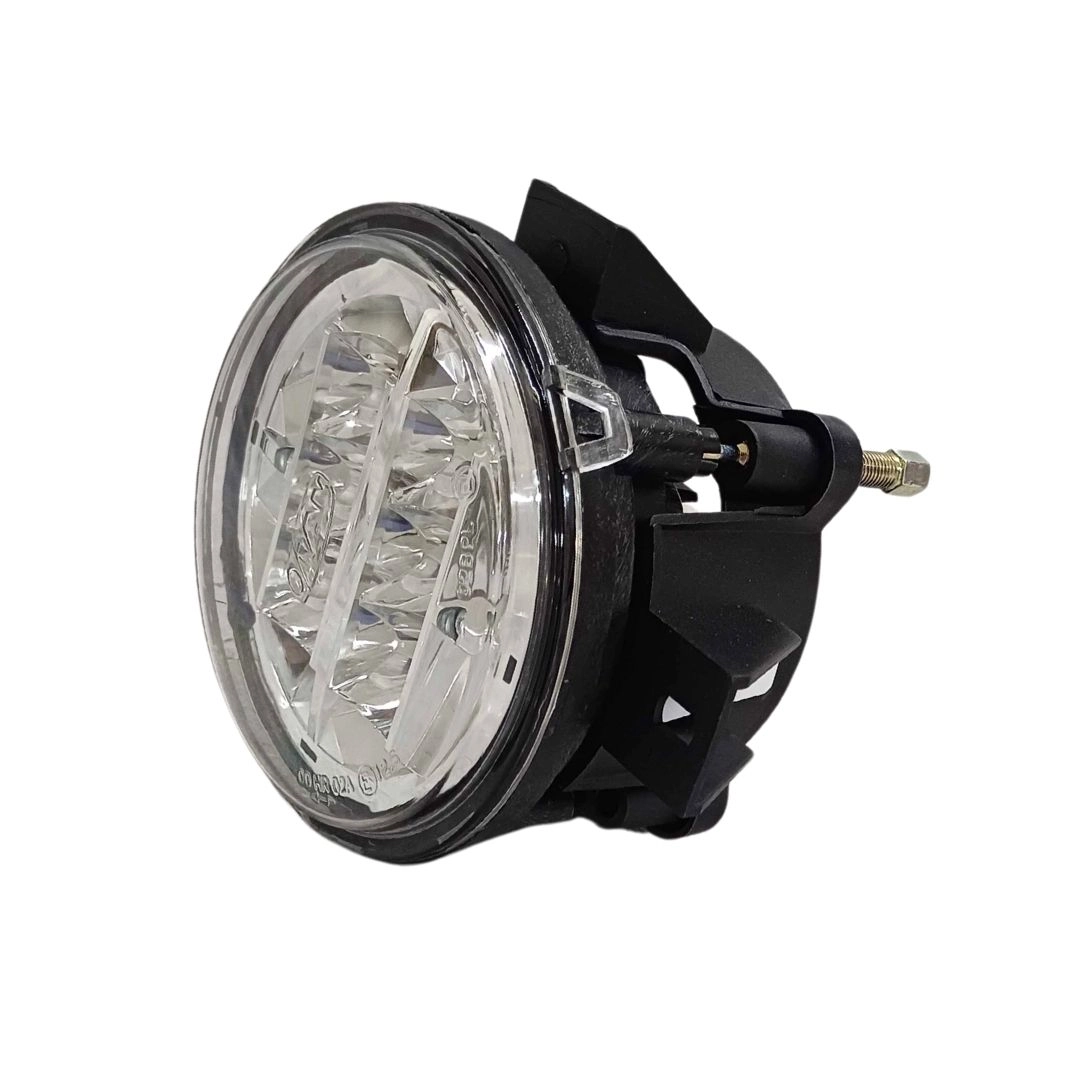 Farol Auxiliar De Milha Neblina LED 112mm Com Suporte Para Volkswagen Constellation 24V IAM 83428418 Farol Auxiliar De Milha Neblina LED 112mm Com Suporte Para Volkswagen Constellation 24V IAM 83428418