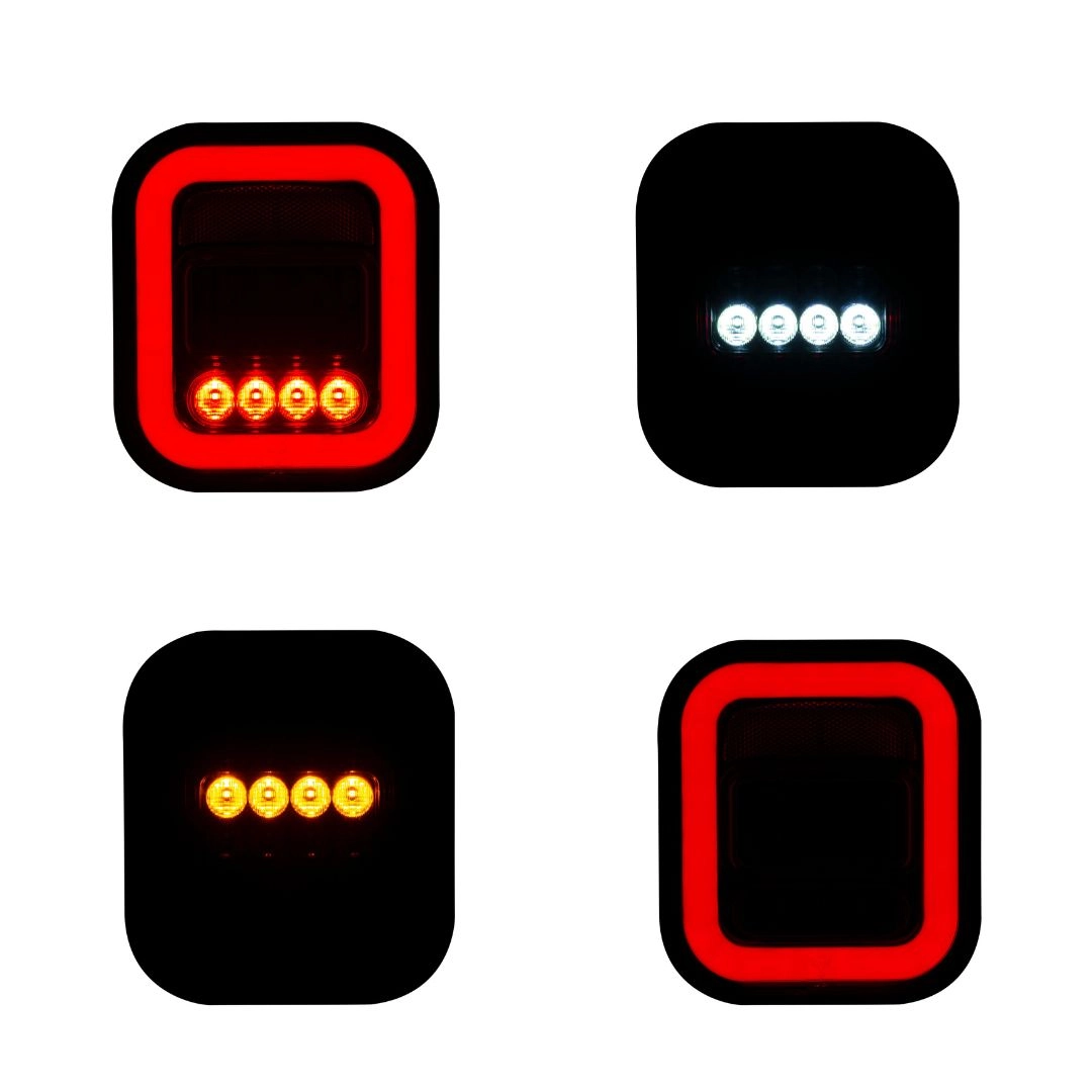 Lanterna Traseira FULL LED Universal Marmitao NIX Esquerda Lanterna Traseira FULL LED Universal Marmitao NIX Esquerda