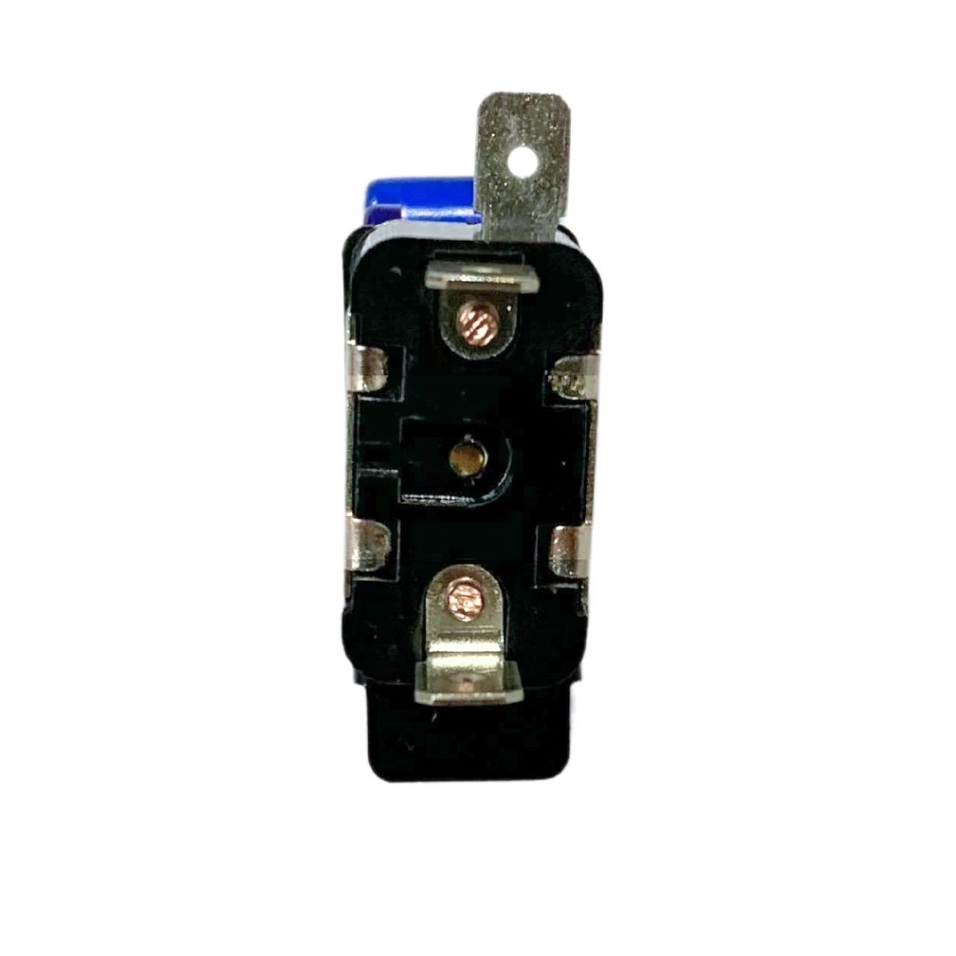 Kit 4 Chave Botão Liga Desliga 2 Posições 12v Capa Azul LED