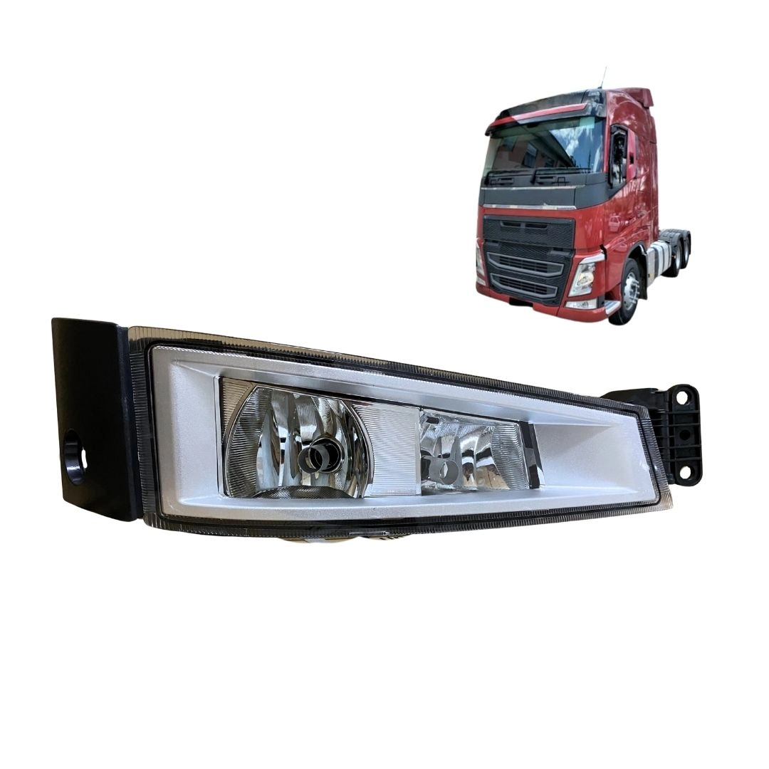 Farol Auxiliar Milha Foco Duplo Para Volvo FH16 FM16 Após 2014 Lado Direito Autolux 21221153 82140763