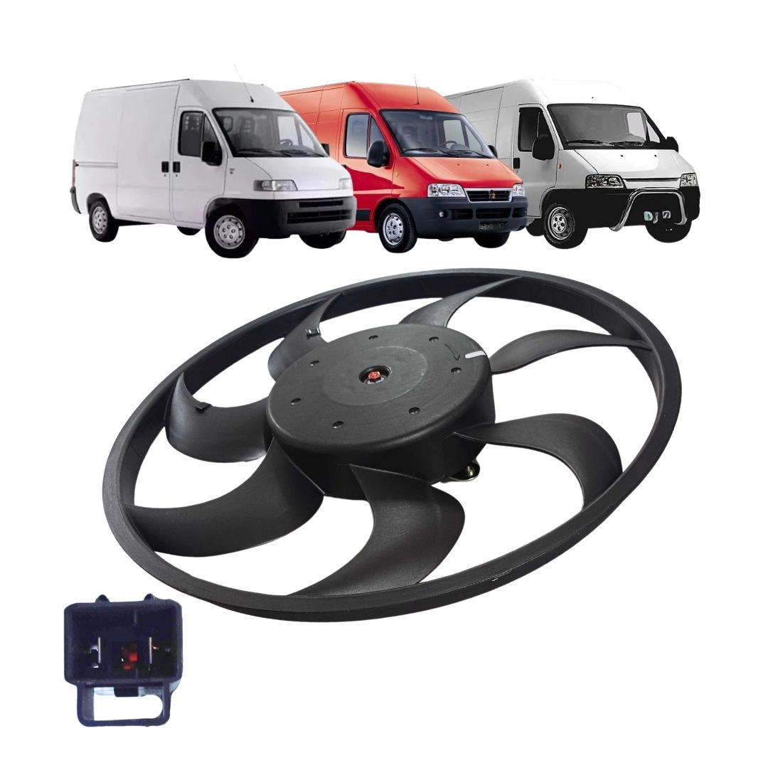 Ventoinha Radiador Para Van Boxer Jumper Ducato Cargo