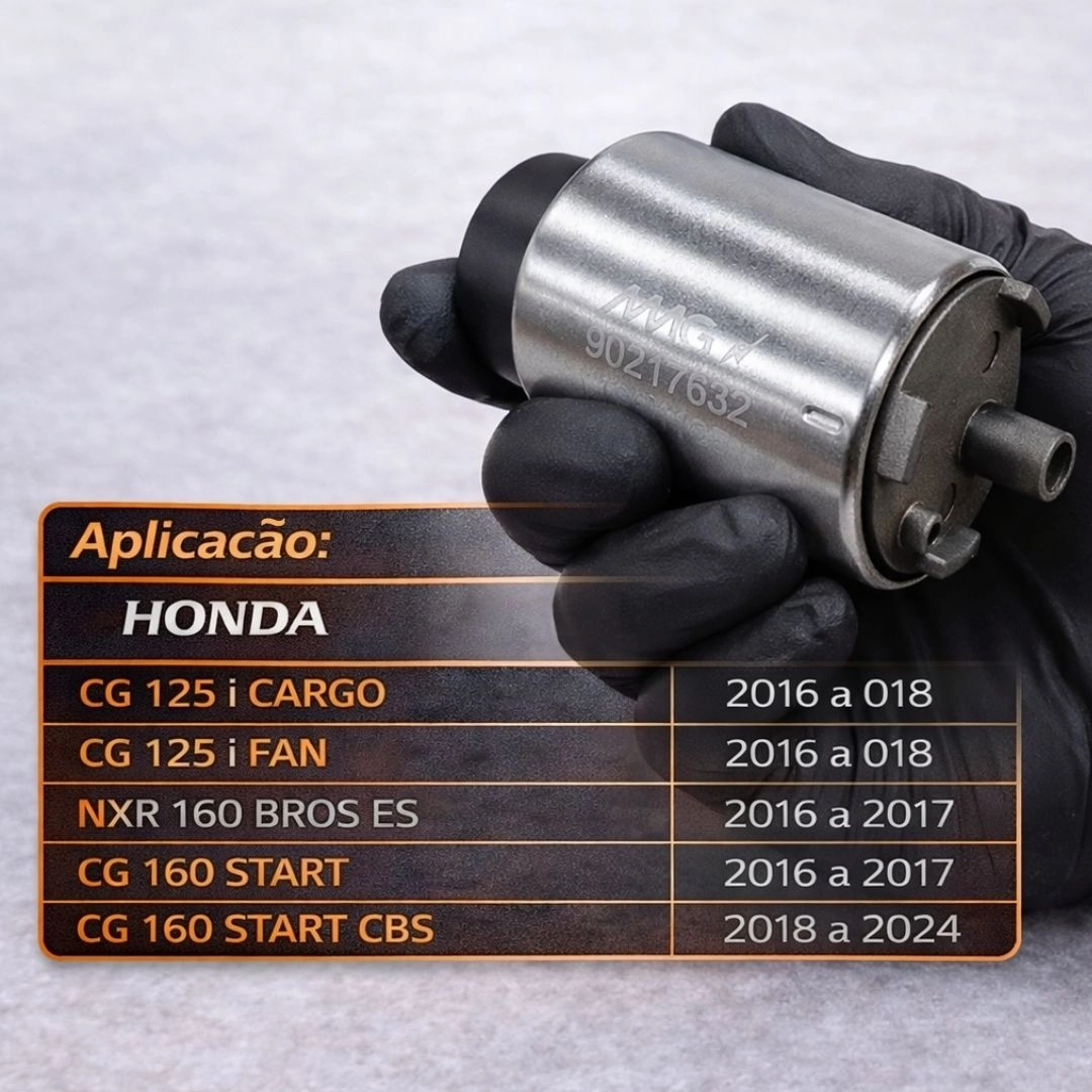 Refil da Bomba de Combustível Para Honda Cg Fan 125 Cargo Cg 160 Start 125 2016 a 2024 Magnetron 90217632 Refil da Bomba de Combustível Para Honda Cg Fan 125 Cargo Cg 160 Start 125 2016 a 2024 Magnetron 90217632