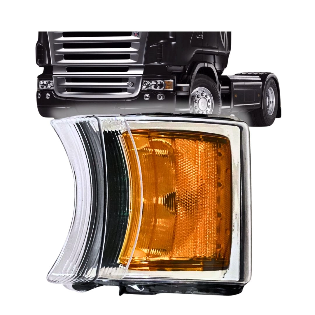 Lanterna Pisca Seta Para Scania Série 5 Série 6 P G R Full LED Dianteira