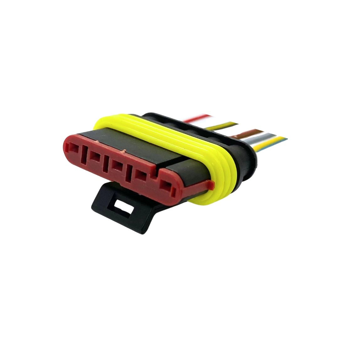 Par Chicote Conector Lanterna Randon Guerra Librelato 5 Vias