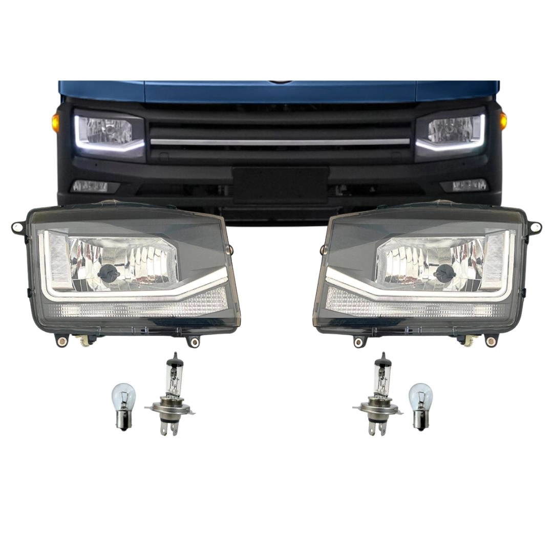 Par Farol Para VW Novo Delivery Express Após 2018 + Lâmpadas