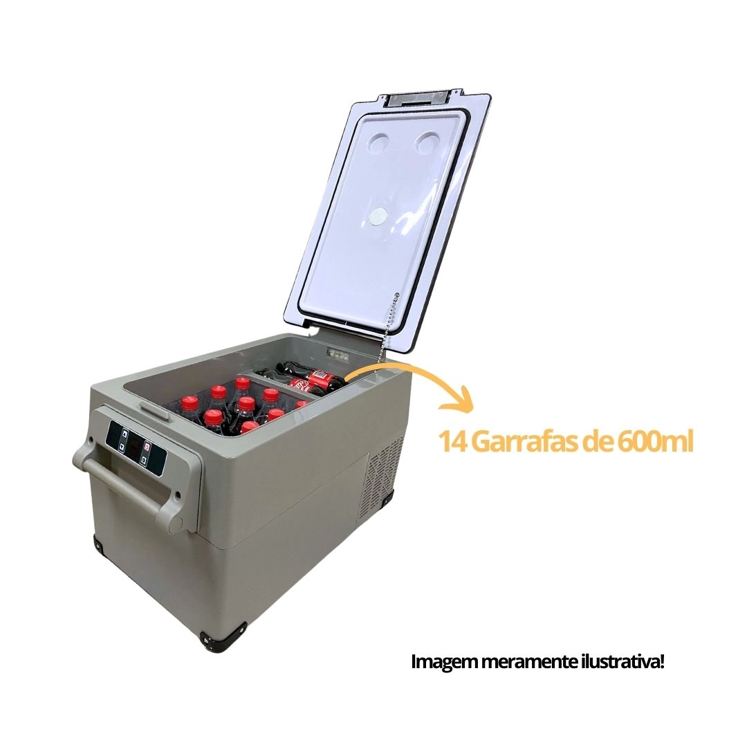 Geladeira 35 Litros 12V/24V 110v/220v Barco Iate Lancha Geladeira 35 Litros 12V/24V 110v/220v Barco Iate Lancha