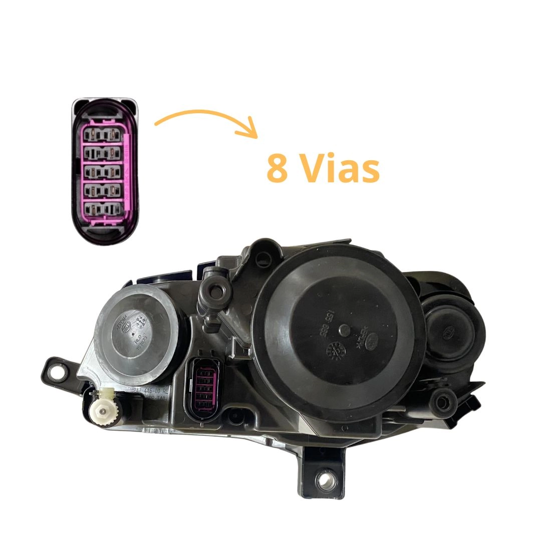 Farol Para Passat 2005 a 2010 Lado Direito 3C0941005J Hella