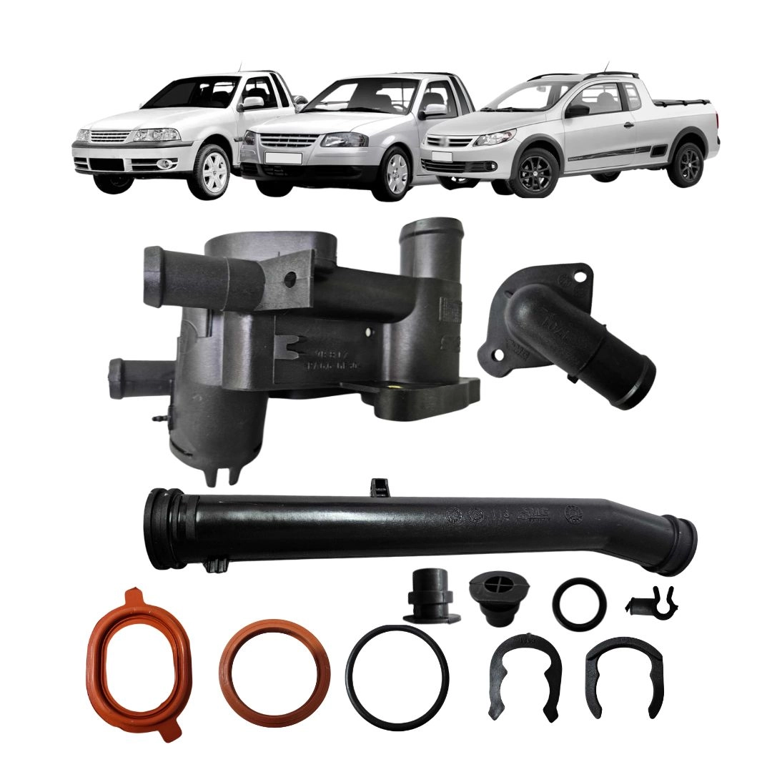 Kit Cavalete Distribuição Água Para Saveiro MI Com Ar Quente