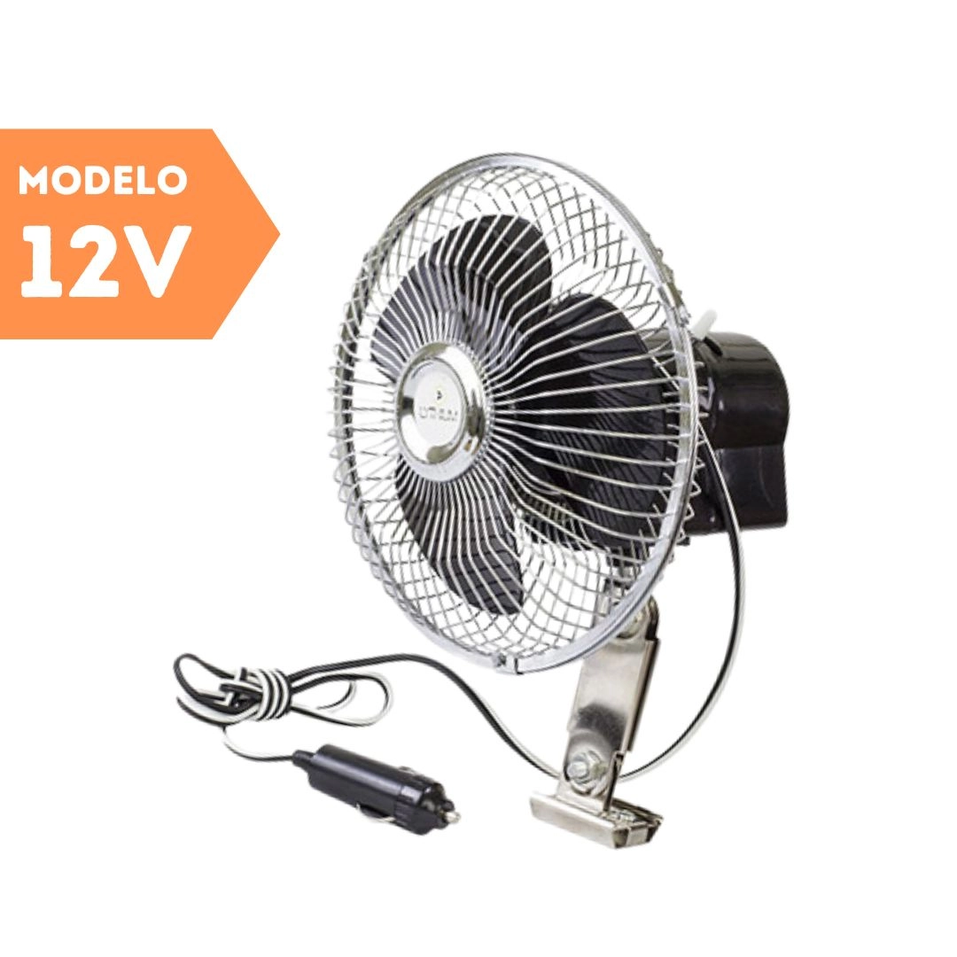 Mini Ventilador 12v Cabine Caminhão Trailer Van Motor Home Ventilador Cabine 12v 8 Polegadas