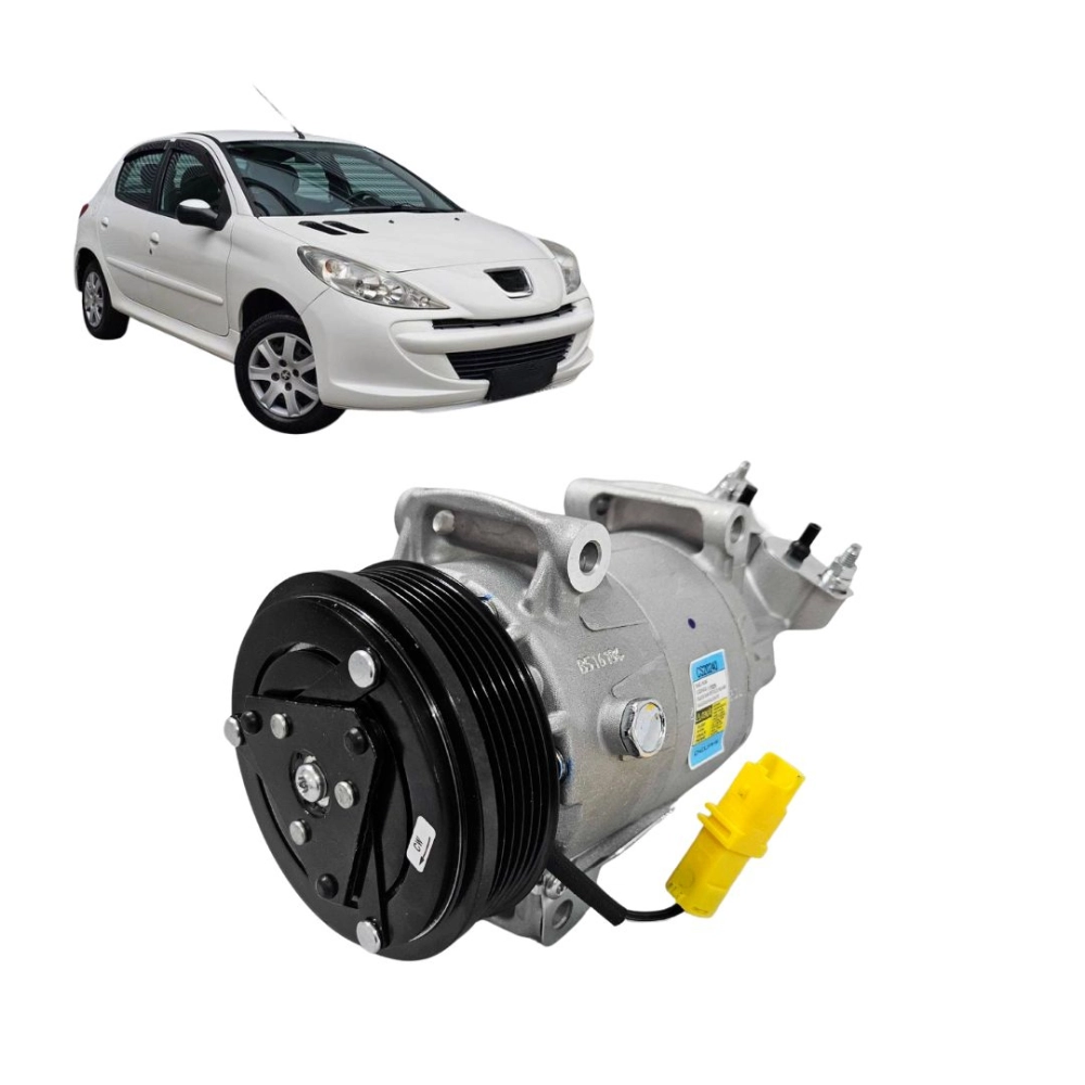 Compressor Ar Para Citroen AirCross 1.4 1.6 2009 a 2012 Citroen C3 1.4 1.6 2009 a 2012 Peugeot 207 2009 a 2012 Original 