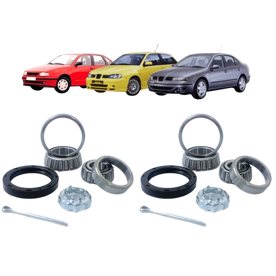 Kit 2 Rolamento Roda Traseira Para Seat Cordoba Ibiza Toledo Kit 2 Rolamento Roda Traseira Para Seat Cordoba Ibiza Toledo