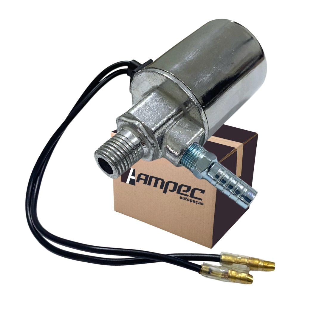 Válvula Solenoide Buzina Ar 12V 24V Bivolt