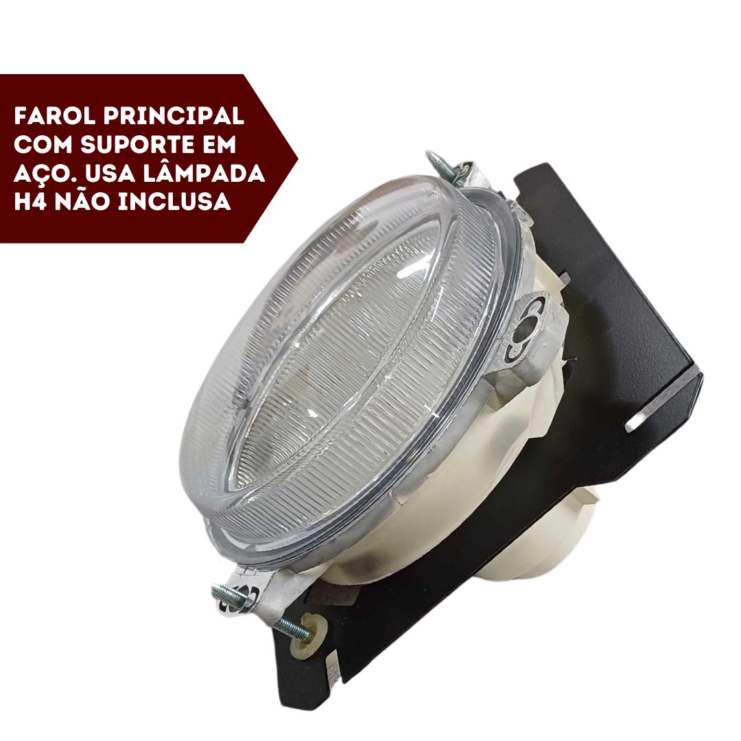 Farol Principal Vw Constellation Após 2006 H4 Direito