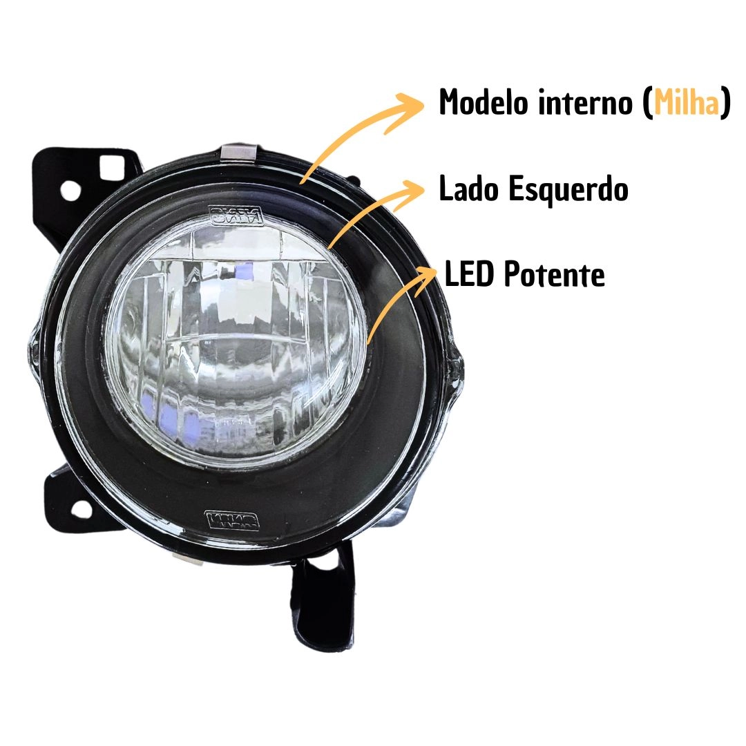 Par Farol Milha ParaScania Série S4 S5 Black Interno Par Farol Milha ParaScania Série S4 S5 Black Interno