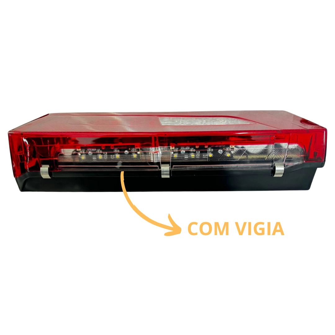 Lanterna Traseira Para Caminhão Scania S5 S6 Serie 5 Série 6 PGR Streamline Lado Esquerdo 2241858 2241860