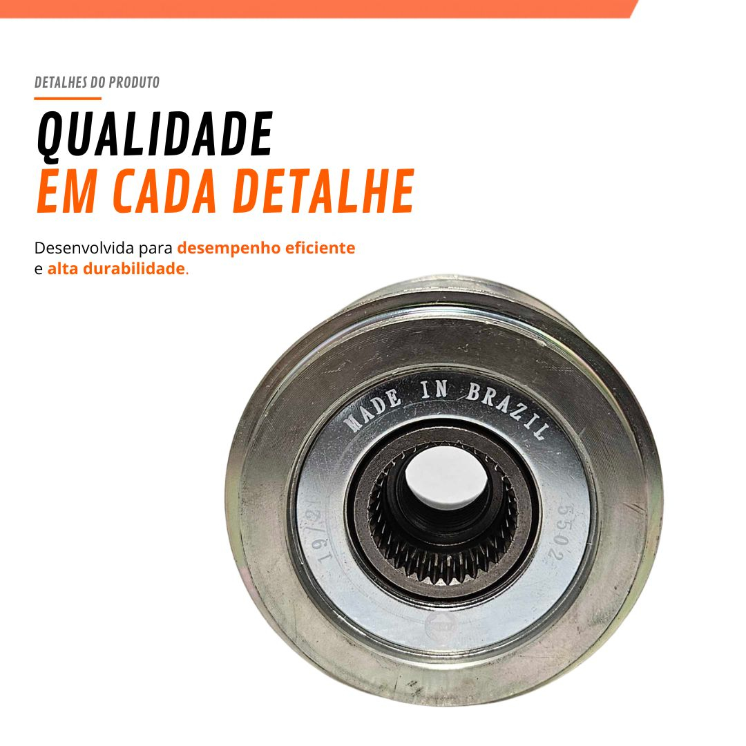 Polia Roda Livre Alternador 7 Filetes Para Toyota RAV 4 II 2.4 RAV 4 III 2.4 Camry 2.4 Previa 2.4 ZEN 1042104880 Polia Roda Livre Alternador 7 Filetes Para Toyota RAV 4 II 2.4 RAV 4 III 2.4 Camry 2.4 Previa 2.4 ZEN 1042104880