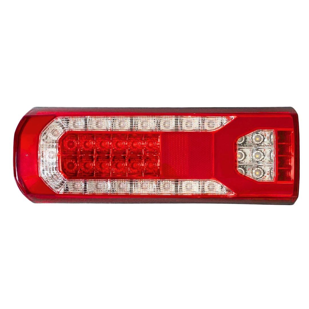 Lanterna Traseira LED 24V Para Mercedes Acor Actros 2019 a 2023 Accelo Atron Atego Lado Esquerdo