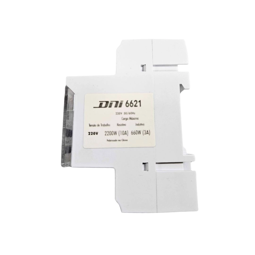 Timer Digital Trilho Quadros 220V 56 Programações DNI 6621