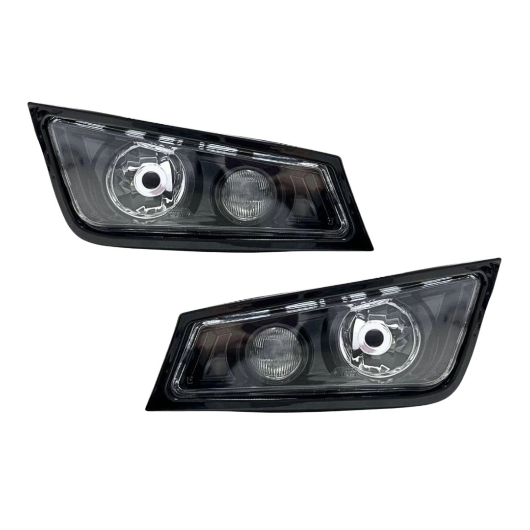 Par Farol Auxiliar ParaVolvo FH13 Máscara Negra Black