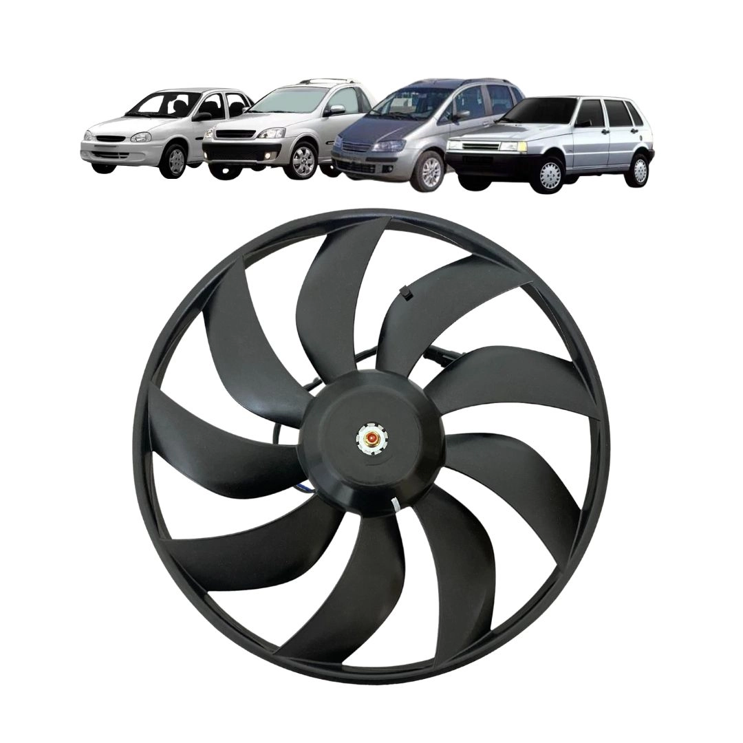 Ventoinha Radiador Renault Kwid 1.0 2017 até 2022 Com Ar