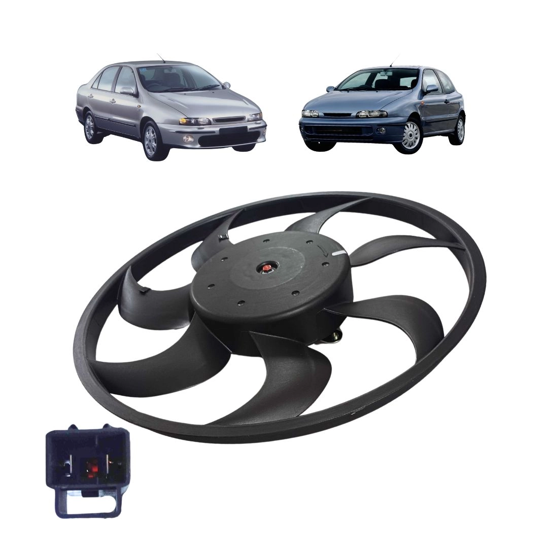 Ventoinha Radiador Para Marea Brava 2001 a 2005