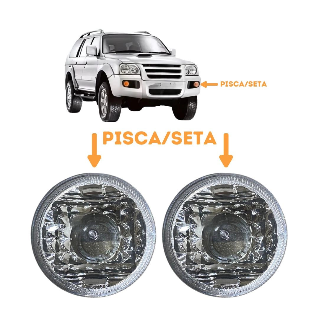 Kit Lanterna Pisca Freio Ré Para Pajero Sport Tr4