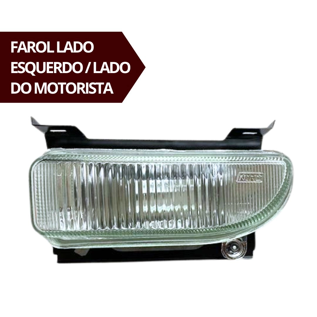 Farol Milha Para Gol Parati Saveiro G2 até 1999 LE Vidro Farol Milha Para Gol Parati Saveiro G2 até 1999 LE Vidro