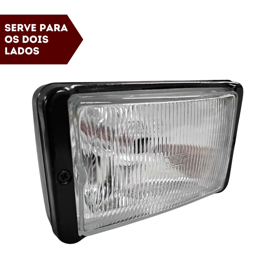 Farol Auxiliar Para Scania T142 T143 Retangular Vidro