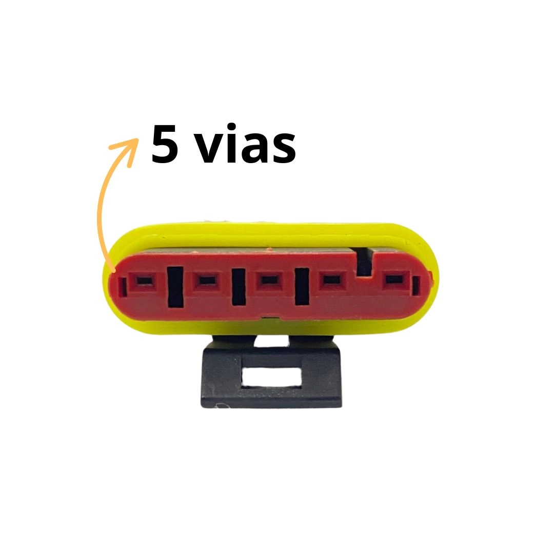 Chicote Conector Lanterna Randon Guerra Librelato 5 Vias