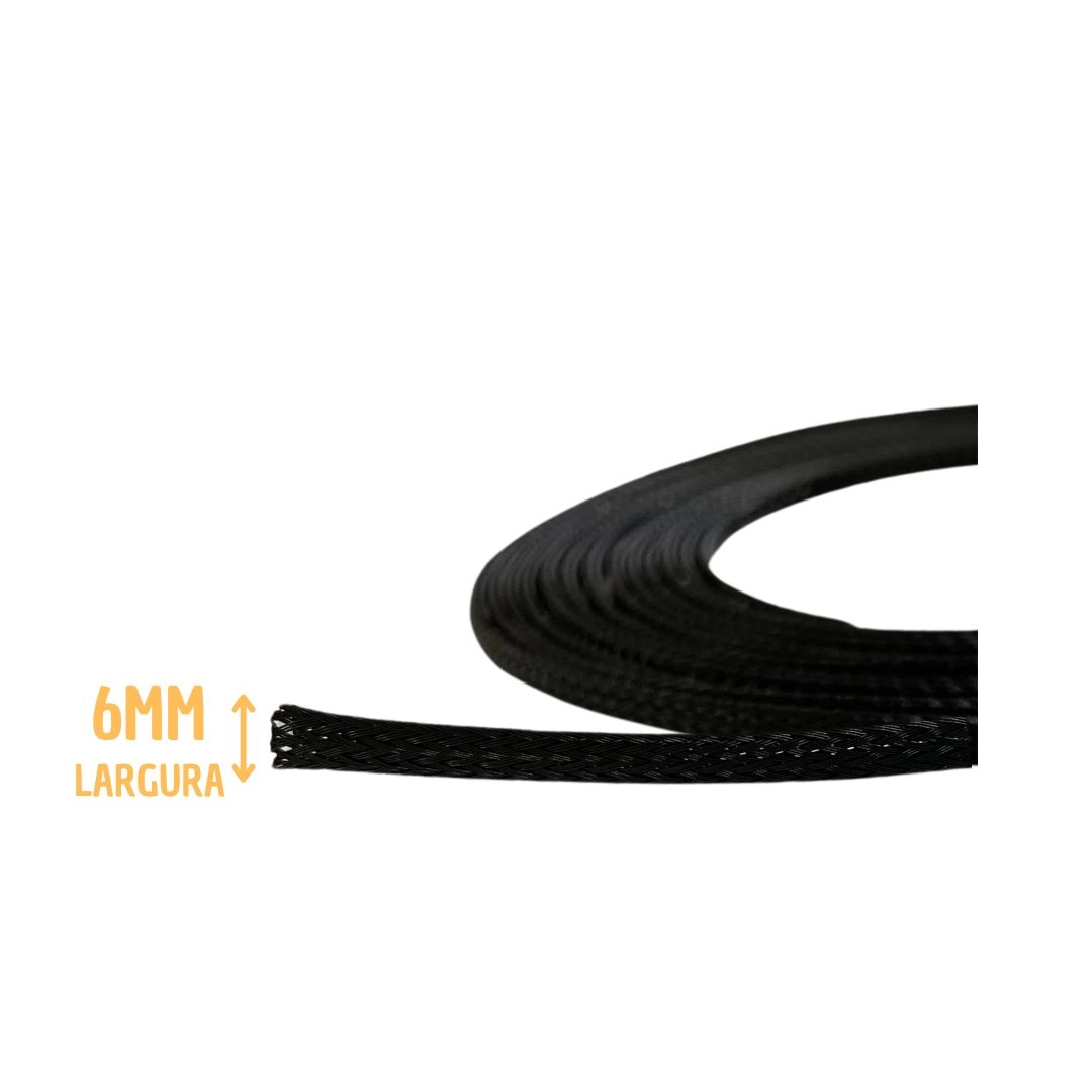 Malha Nautica Expansiva 6mm 5 Metros Anti Chama DNI 5052 Malha Nautica Expansiva 6mm 5 Metros Anti Chama DNI 5052