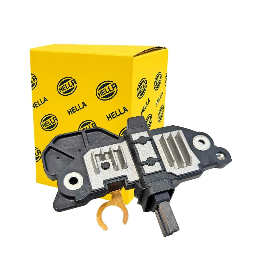 Regulador de Voltagem Alternador 24V Hella Volvo FH12 FM12 NH12 Ônibus B9 Conector 5 Vias