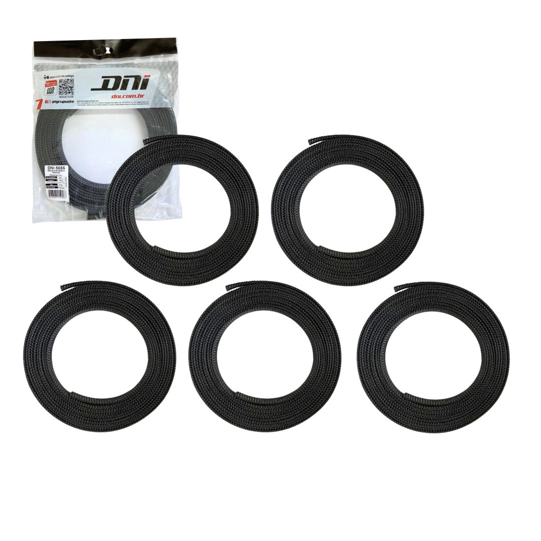 Kit 5 Malha Nautica Expansiva 16mm 5 Metros AntiChama DNI