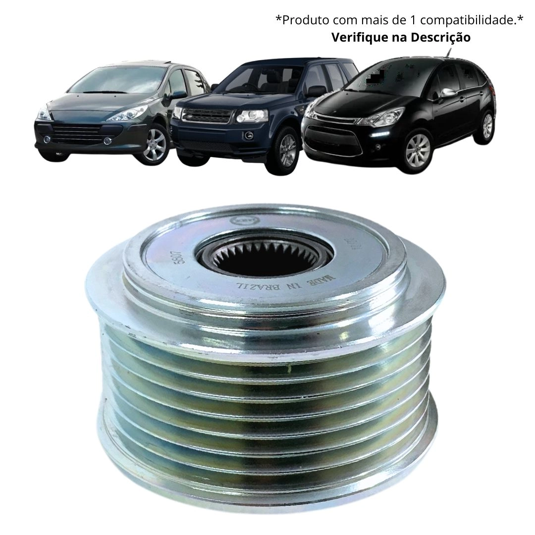 Polia Roda Livre Alternador Freelander Peugeot Citroën ZEN