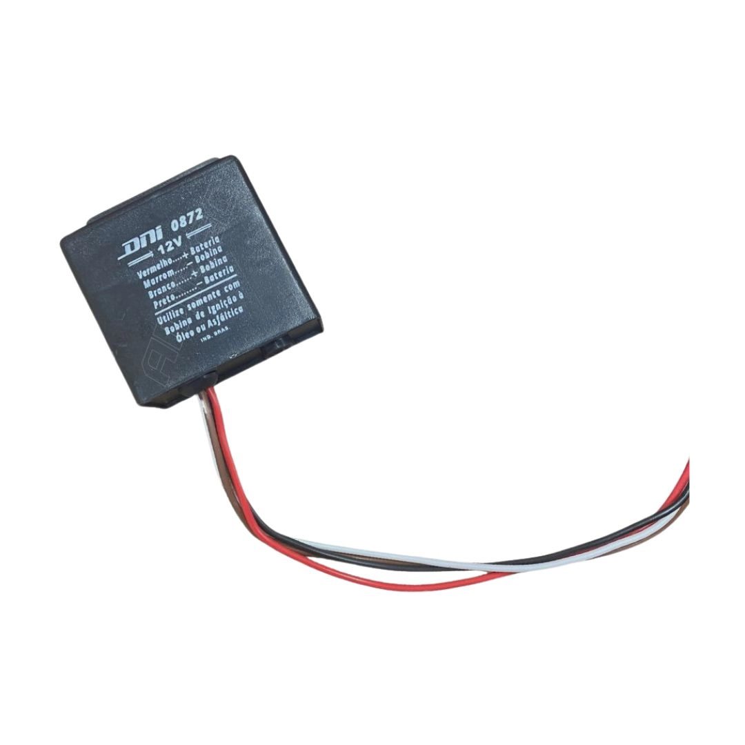 Rele Módulo Choque em Boi Transporte Gado 12V C/ Suporte DNI Rele Módulo Choque em Boi Transporte Gado 12V C/ Suporte DNI