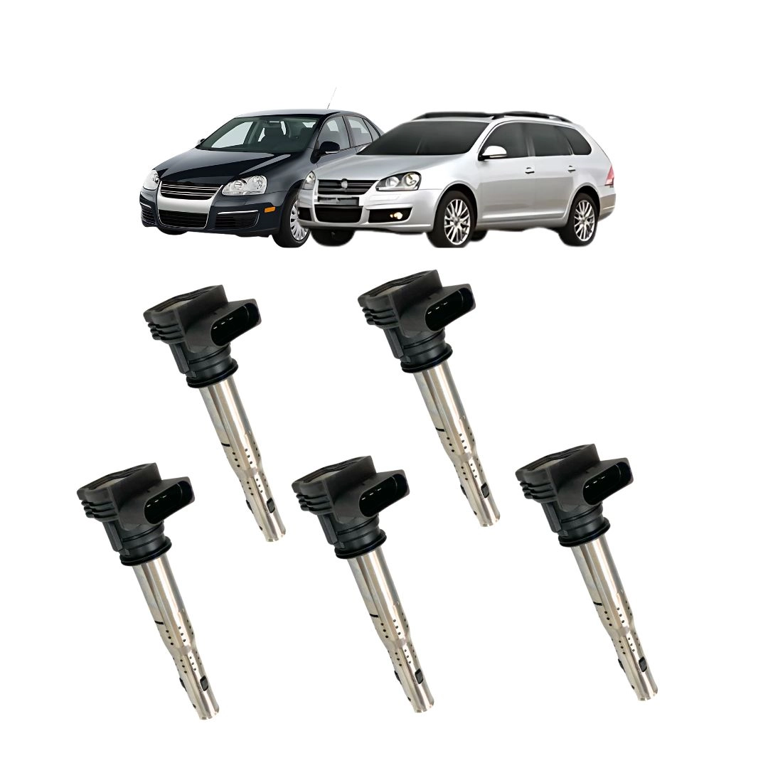 Kit 5 Bobina Ignição Para Jetta Variant Jetta 2.5 Hella