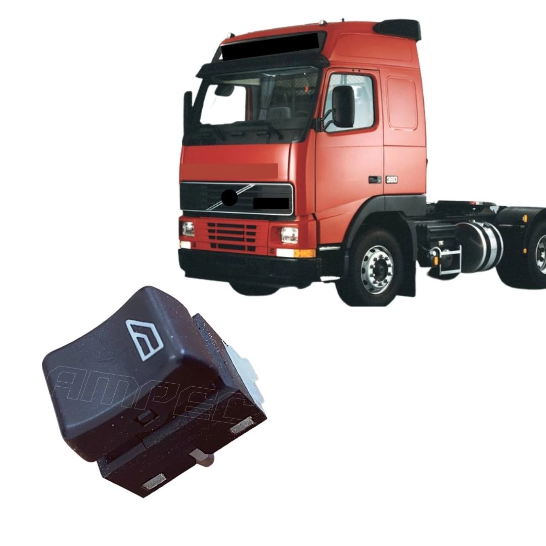 Interruptor Botão Vidro Elétrico Para Volvo EDC FH FM NH NL Lado Direito EDN 3944085
