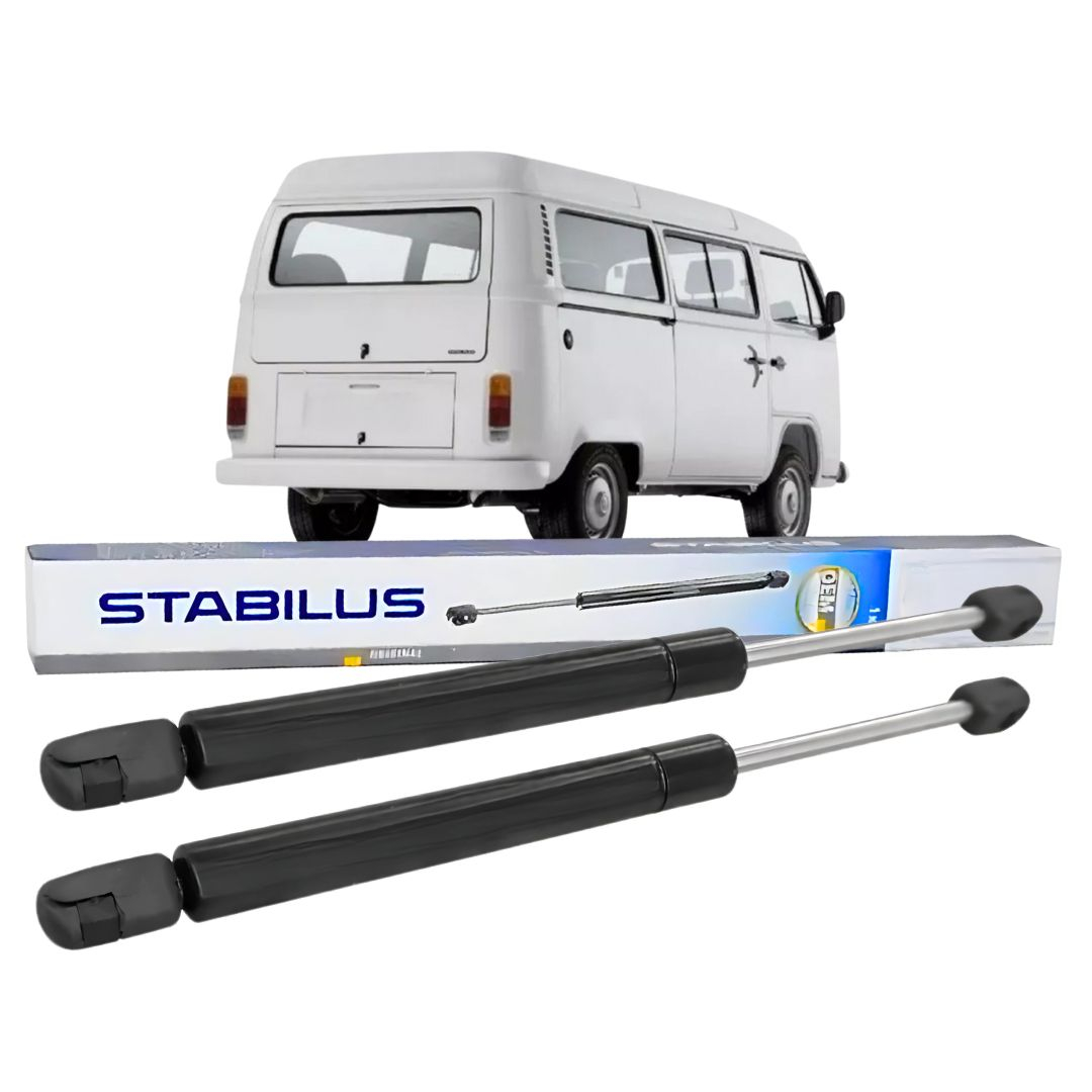 Par Amortecedor De Porta-Malas Tampa Traseira A Gás VW Kombi Carat Clipper T2 1.6 1.4 Flex 1996 a 2014 Stabilus 083674 1